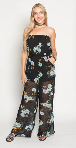 MALIBU HALTER TOP- TROPICANA