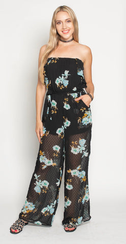 FOREVER JUMPSUIT- PAISLEY LOVER CHIFFON