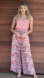 FOREVER JUMPSUIT- PAISLEY LOVER CHIFFON